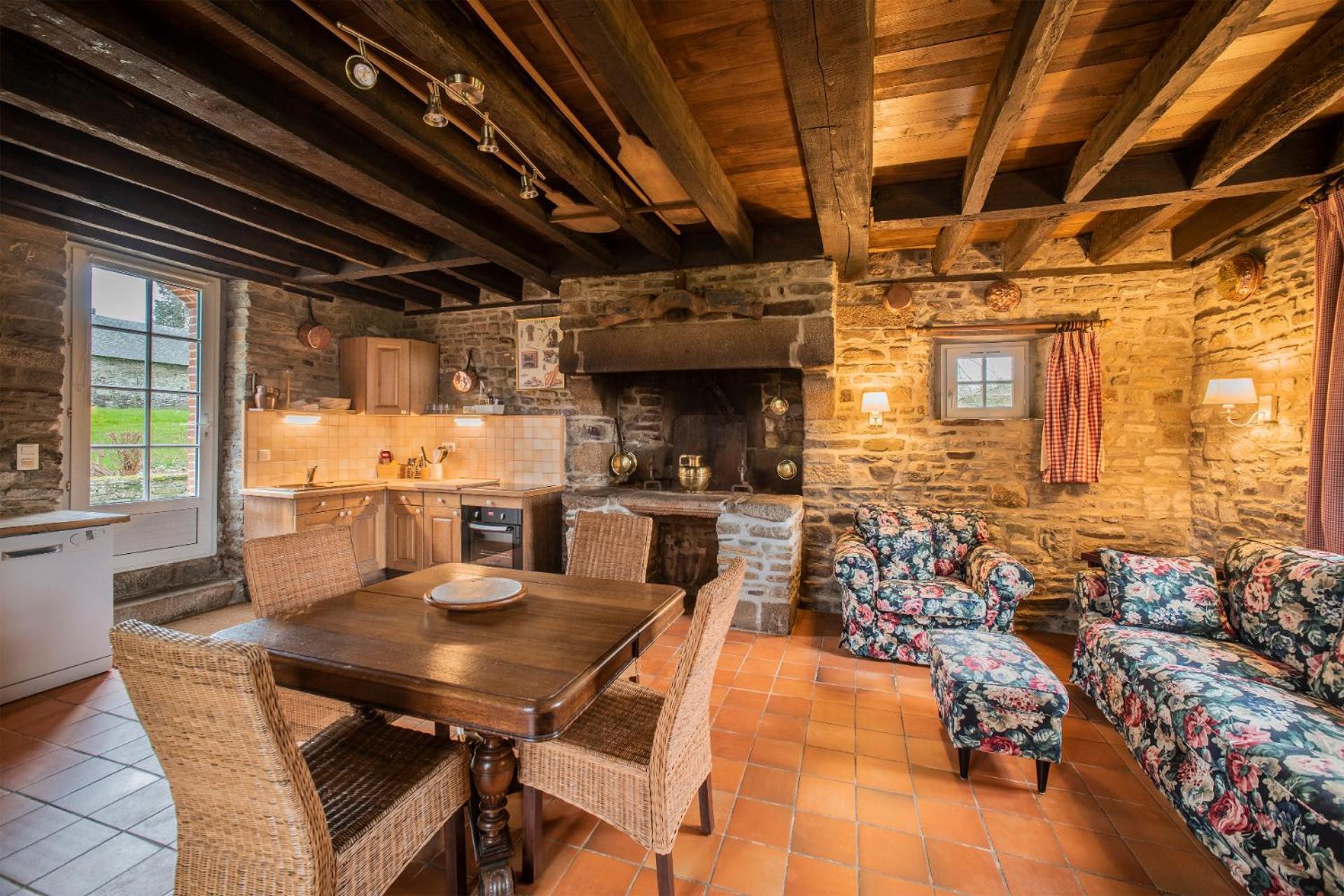 Holiday Home Château de Boucéel Mont Saint Michel Vergoncey Chambre photo